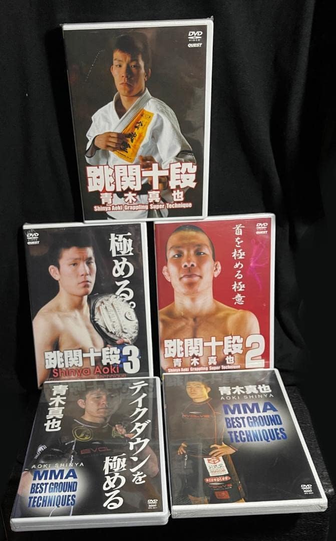♦︎新品DVD♦︎青木真也 跳関十段5本セットMMA総合格闘技ONE RIZIN ♦︎新品DVD♦︎青木真也 跳関十段5本セットMMA総合格闘技